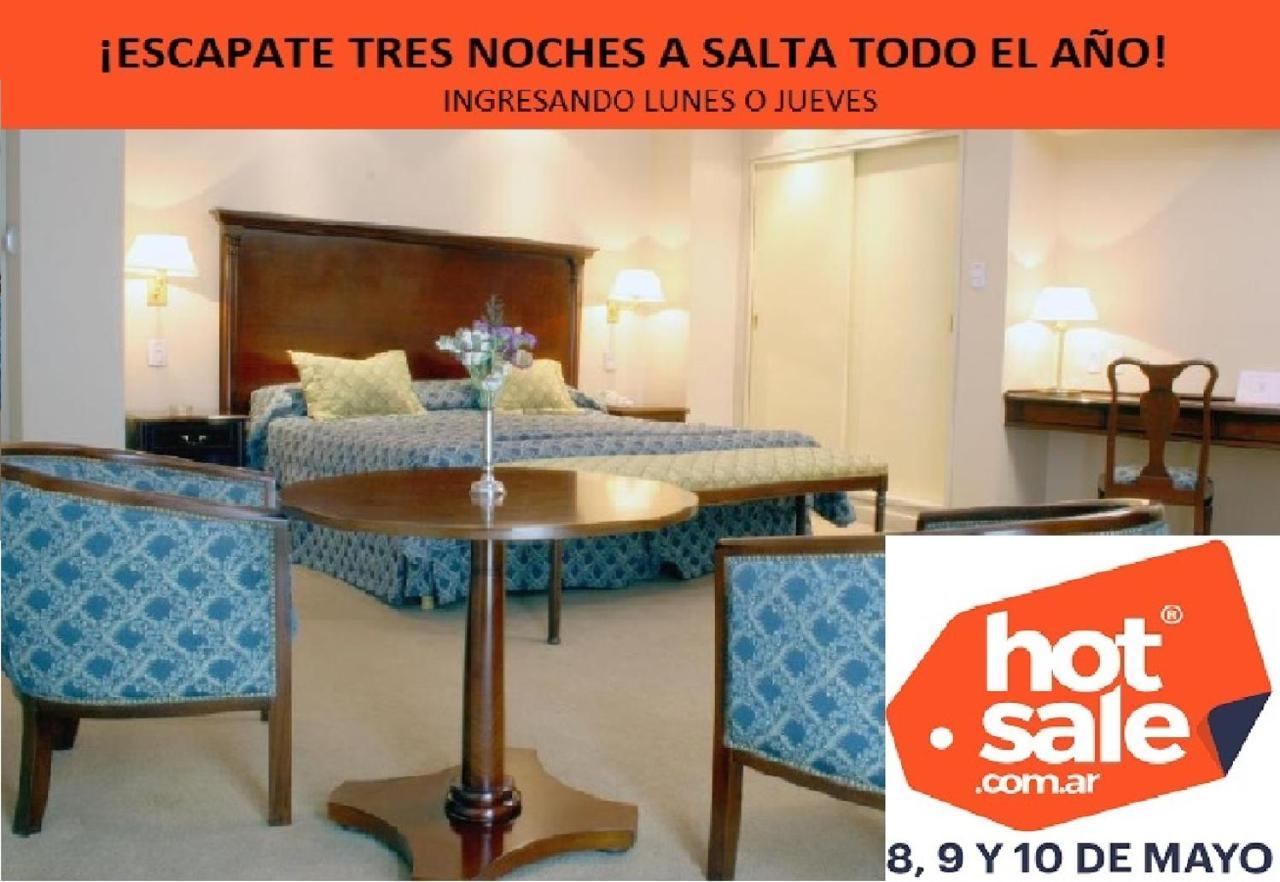 Provincial Plaza Hotel Salta Exteriör bild